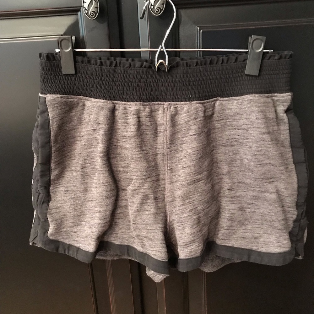 Lululemon Gray Shorts with Black Trim